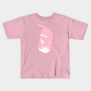 Strawberry Cow Milk Kids T-Shirt